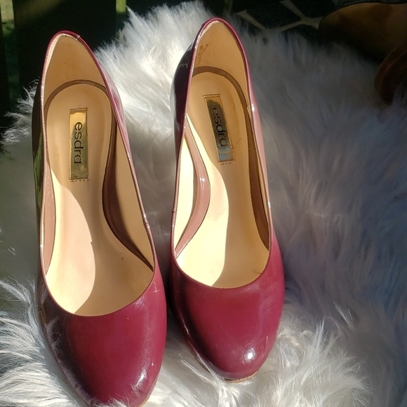 Esdra Brazilian Patent Leather Obmre heels 8 - Picture 5 of 9